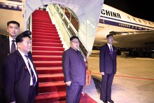 Những hình ảnh cuối cùng của ông Kim Jong-un tại Singapore trước khi về nước