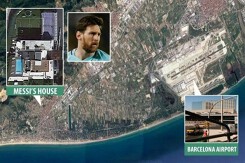 Vì sao máy bay không được bay qua nóc nhà của Messi?