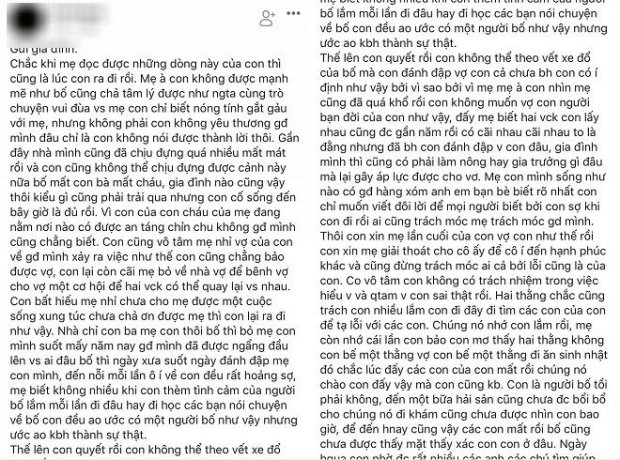 vu chong tu tu khi biet 2 con trong bung vo mat tich vo noi do la khoi u khong phai thai nhi nhung toi khong tin