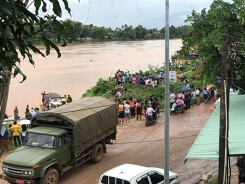 Vỡ đập thủy điện tại Lào: Trực thăng giải cứu 26 công nhân Hoàng Anh Gia Lai