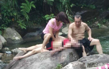2 phụ nữ trượt chân đuối nước khi chụp ảnh bên bờ suối