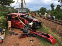 sieu xe rolls royce nat dau sau va cham voi xe honda crv