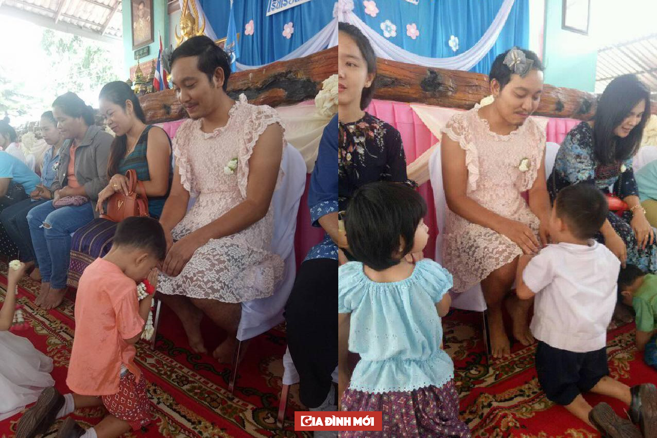 bo mac vay ngan mau hong den truong con trai va cau chuyen xuc dong