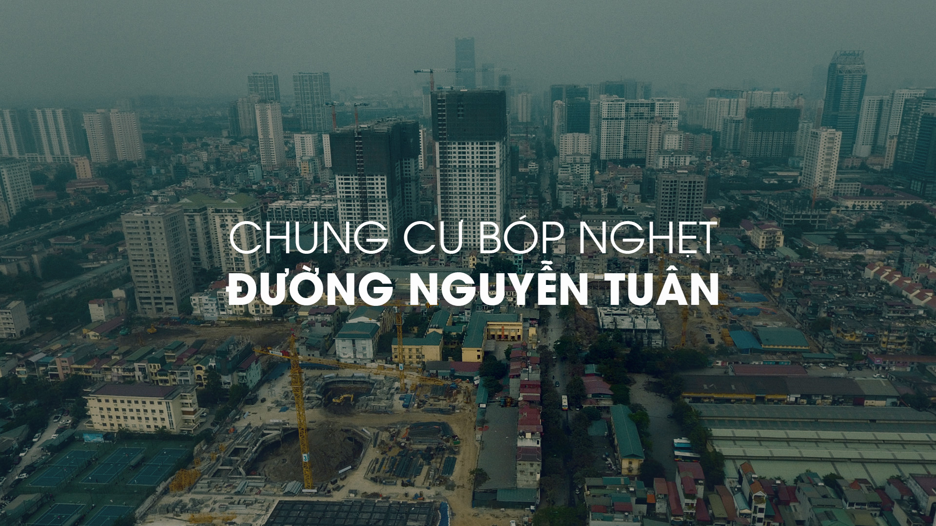 hon 1 km duong ngop tho voi 20 chung cu o ha noi
