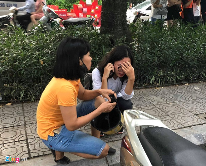 nu tai xe bmw 745 li gay tai nan lien hoan vao gio tan tam