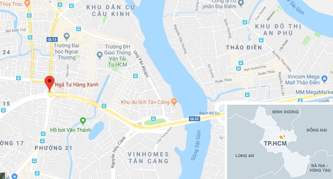 ca xom khoc thuong nguoi me bi xe bmw tong chet o hang xanh