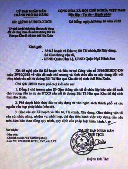 da nang len tieng van ban gia mao ubnd thanh pho de tao con sot dat