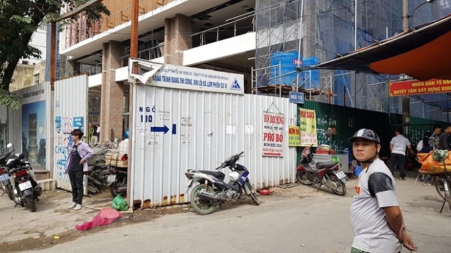 ha noi chay lon tai cong trinh trung tam luu ki chung khoan viet nam