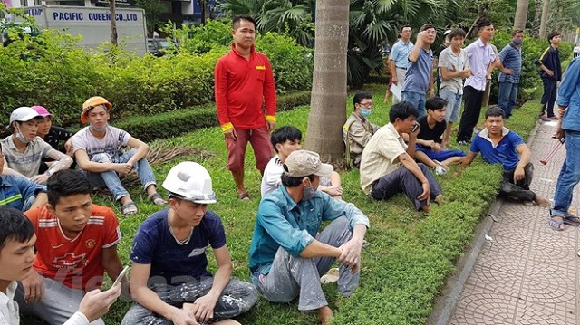 ha noi chay lon tai cong trinh trung tam luu ki chung khoan viet nam