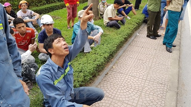 ha noi chay lon tai cong trinh trung tam luu ki chung khoan viet nam
