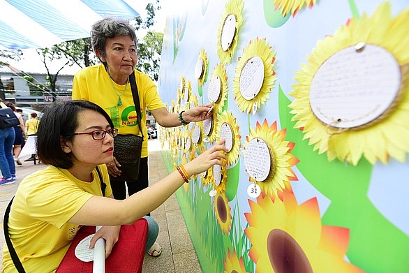 tai sao hoa huong duong tro thanh bieu tuong cua nhung benh nhi ung thu