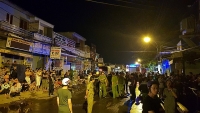 ha noi chay khu tap the cu giua trua nang