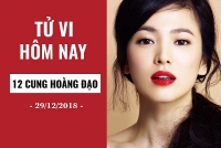 tu vi hom nay 30122018 cua 12 cung hoang dao bach duong bi choi xau