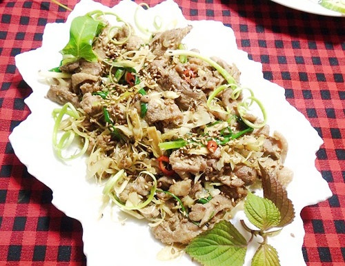 bua com bo duong cung cac mon ngon tu vit