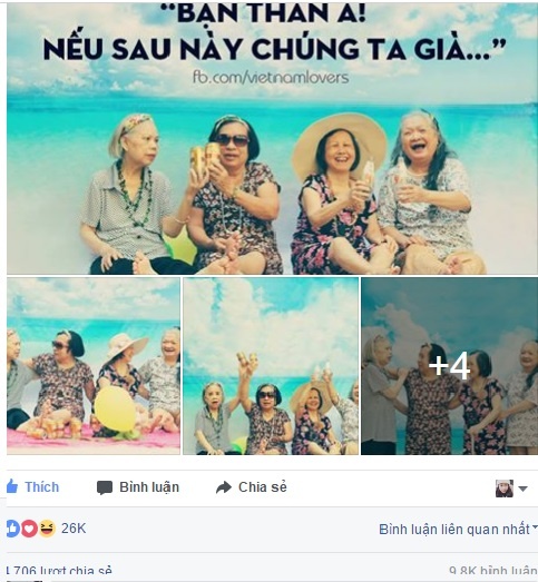 Dân mạng thích thú với bộ ảnh 'Bạn thân à, khi chúng ta già' dan mang thich thu voi bo anh ban than a khi chung ta gia