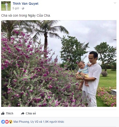 dan mang ngo ngang voi anh dai gia trinh van quyet be con trong ngay cua cha