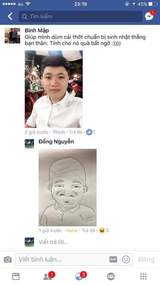 chang 9x bong noi tieng sau mot dem nho ve tranh choc tuc nguoi khac