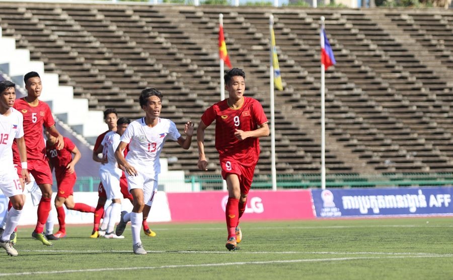 truc tiep bong da u22 viet nam vs u22 philippines hiep 2 0 1 philippines bat ngo mo ti so