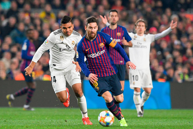 sieu kinh dien real madrid vs barca san khau cua quai vat messi
