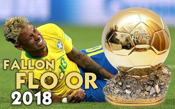 anh che neymar vui mung khi khong ra san bay cung messi ronaldo