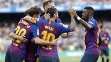 Barca thắng với tỷ số 8-2 ở La Liga