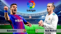 barcelona vs real madrid suarez hoa messi nou camp chon vui ken ken trang