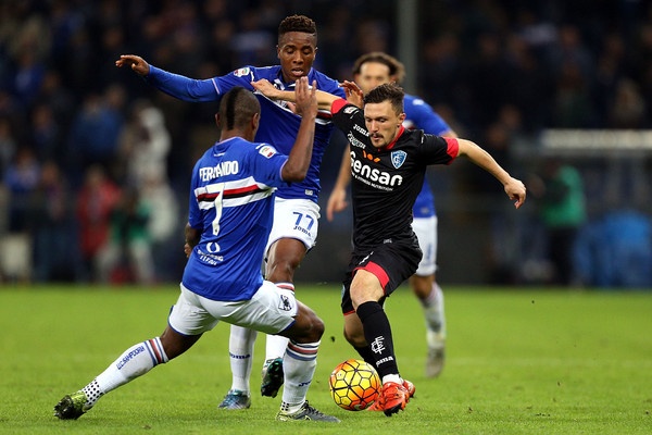 nhan dinh tran empoli vs sampdoria 21h00 2212 tip bong da dac biet serie a