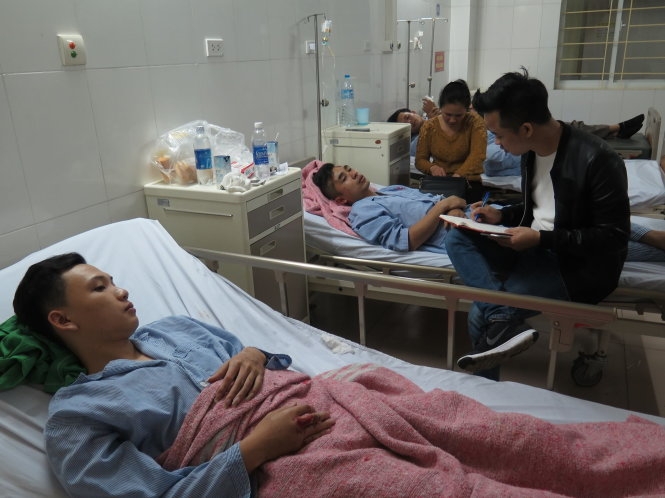 giua dem xe khach giuong nam dang chay bat ngo phat no 14 nguoi thuong vong
