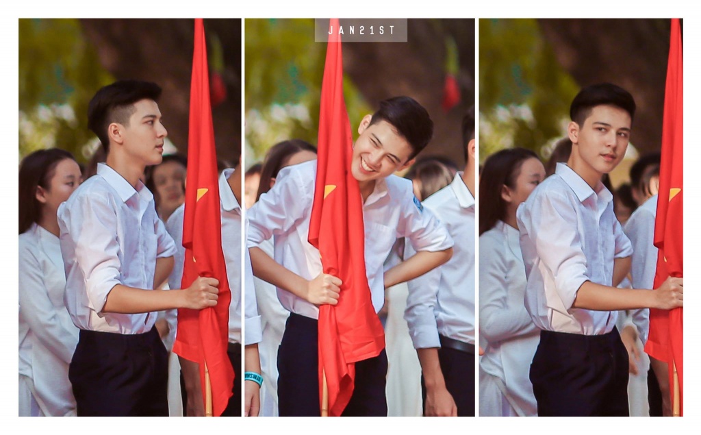 xuat hien nam sinh cam co dien trai nhat chi sau mot khoanh khac