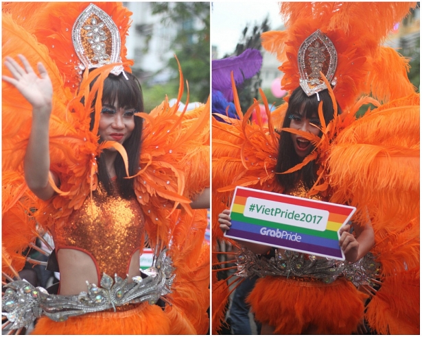 man trinh dien le hoi carnival cua cong dong lgbt khien pho di bo nguyen hue nao loan