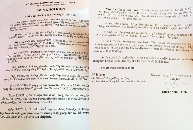 phu yen yeu cau bao cao vu 51 giao vien bi cat hop dong