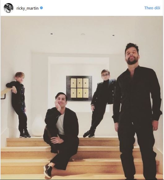 nam ca si ricky martin ke t hon vo i ban trai do ng ti nh ke m 13 tuo i