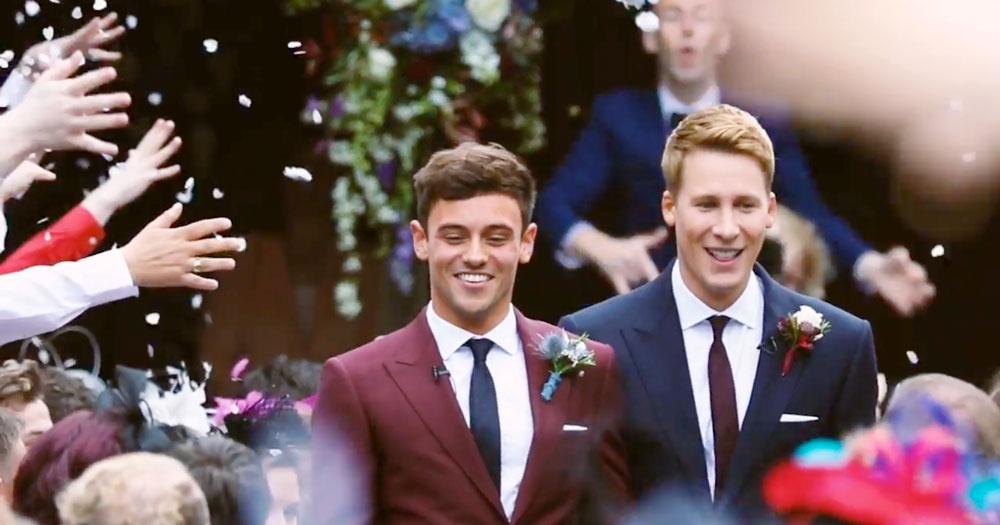 Đám cưới ngọt ngào của mỹ nam nhảy cầu Tom Daley cùng bạn đồng tính dam cuoi ngot ngao cua my nam nhay cau tom daley cung ban dong tinh