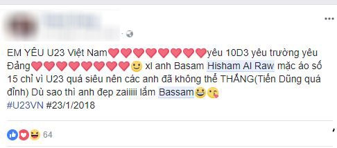 phan ung khong ngo cua fan u23 viet nam doi voi hotboy dep trai nhat doi qatar