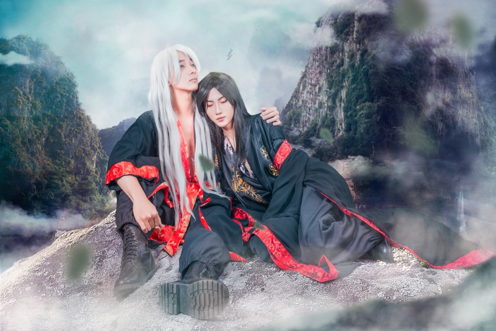 bo anh cosplay dam my co trang cua cap nam dong tinh 9x khien cac hu nu me man