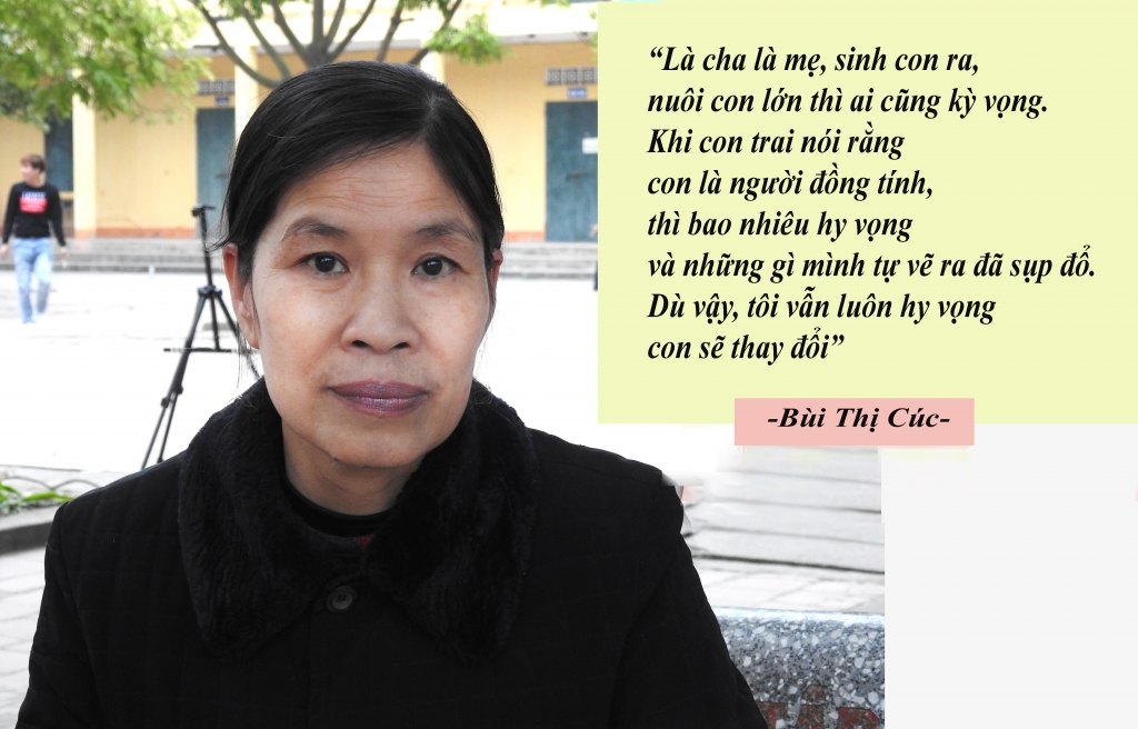 trai long cua nguoi me khi biet con la nguoi dong tinh nghe con cong khai bao nhieu hy vong minh tu ve ra da sup do
