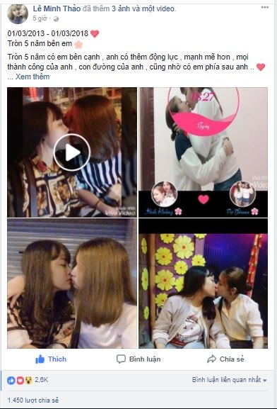 Phát hờn với cặp đồng tính nữ 'đẹp cả đôi' khi kỷ niệm 5 năm yêu nhau phat hon voi cap dong tinh nu dep ca doi khi ky niem gan 5 nam yeu nhau