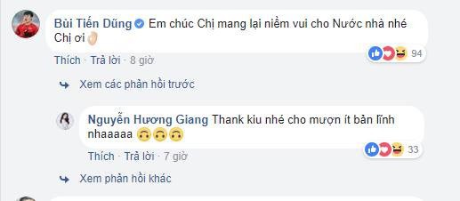 bui tien dung gui loi nhan nhu toi huong giang idol truoc dem chung ket hoa hau