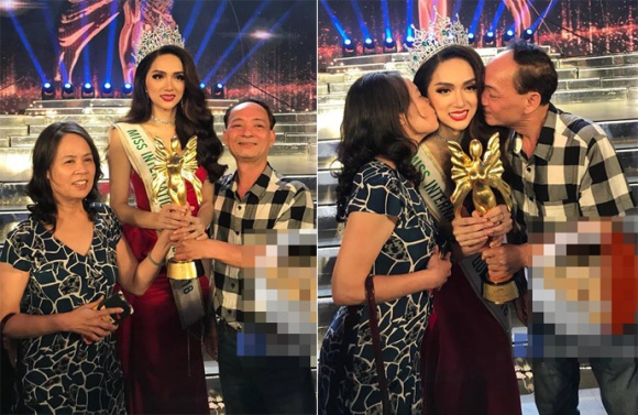 chia se xuc dong cua me huong giang khi con gai dang quang hoa hau chuyen gioi quoc te 2018