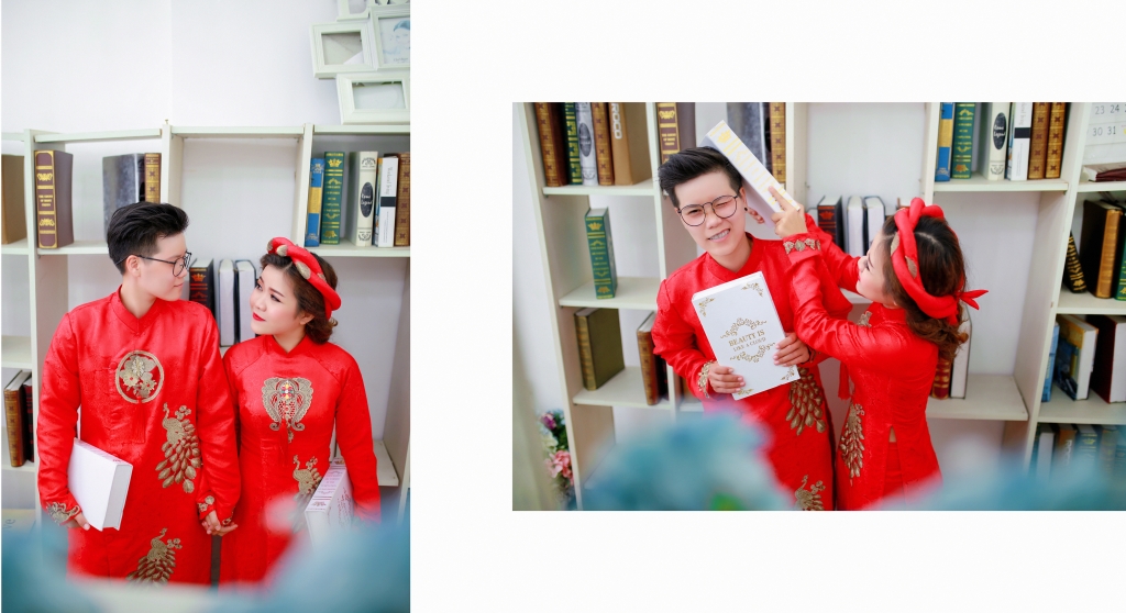 bo anh cuoi ben anh luon co em cua cap dong tinh nu khien nguoi nhin loan nhip