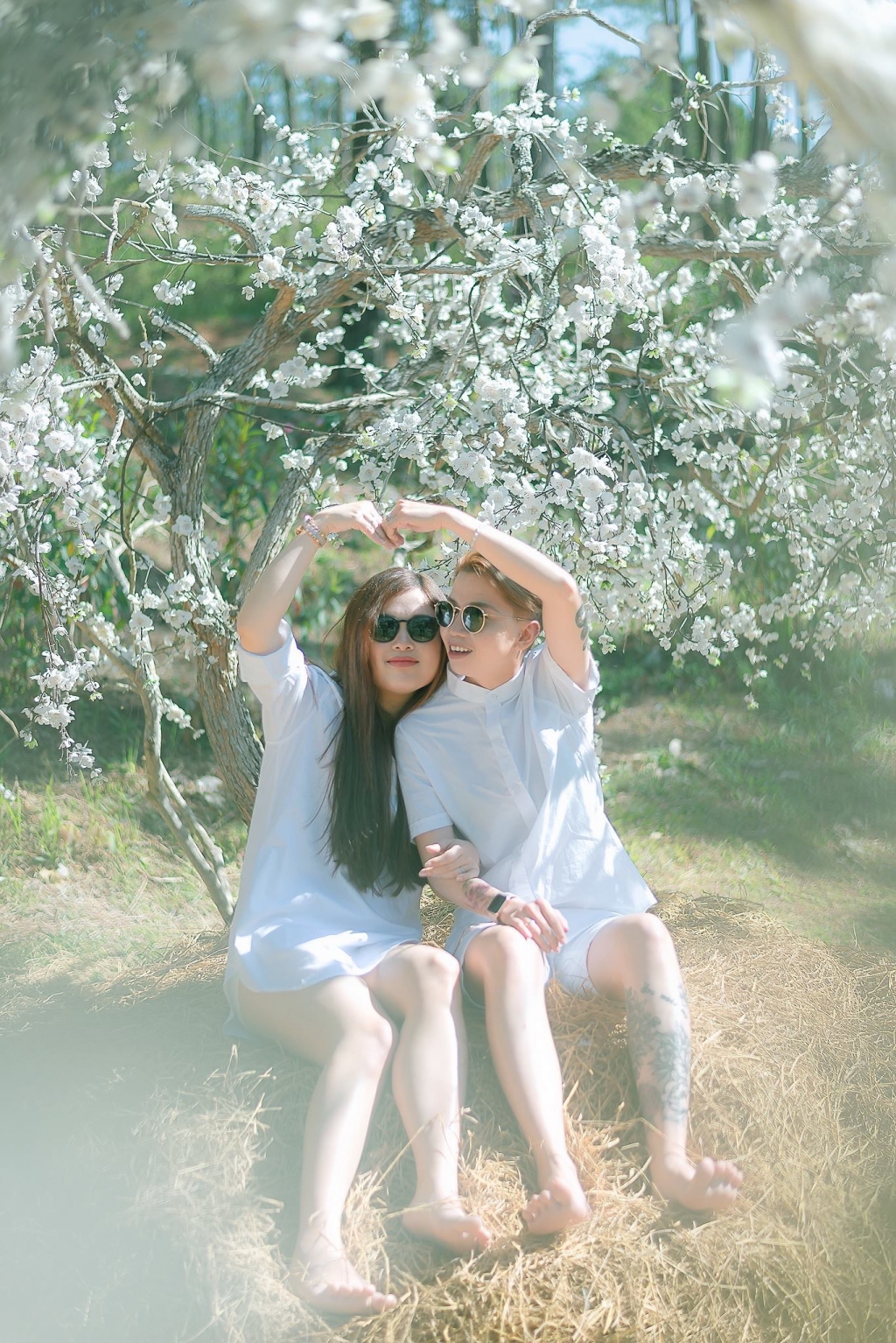rung tim voi bo anh tinh yeu duoi nang cua cap dong gioi nu viet my