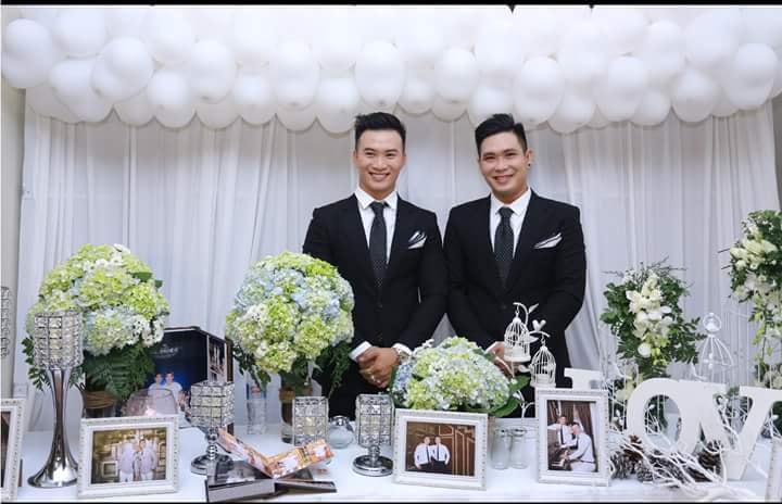 xon xao hon le trong mo cua cap doi dong tinh nhan sac co dau chu re khien chi em fa ngam ngui tiec nuoi