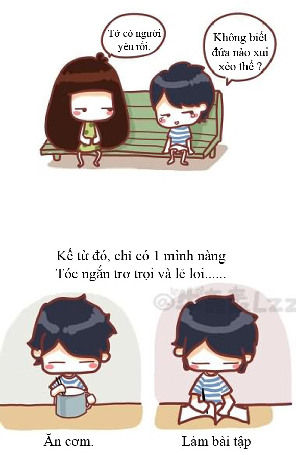Chuyện tình đồng giới đáng yêu qua bộ tranh 'Ngốc à! Anh yêu em' chuyen tinh dong gioi dang yeu qua bo tranh ngoc a anh yeu em