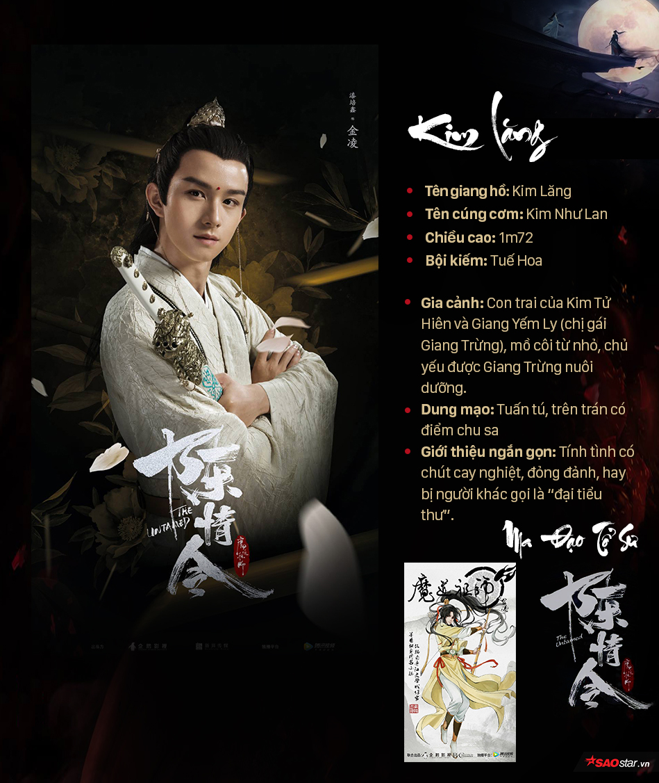 tat tan tat ve dan nhan vat trong tran tinh lenh phim chuyen the tu truyen dam my ma dao to su