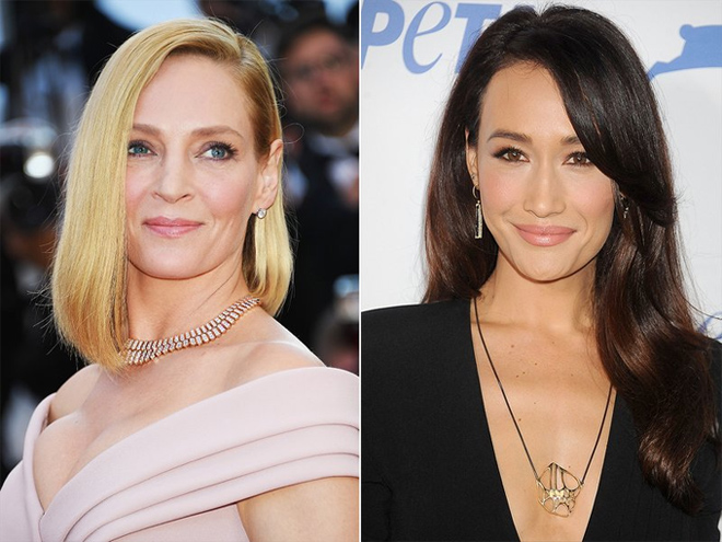 maggie q mieu ta nu hon dong gioi voi uma thurman rat tuyet voi