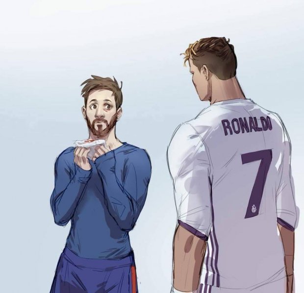 qua nhanh qua nguy hiem hu nu da che anh yeu duong cua messi va cr7 roi day nay