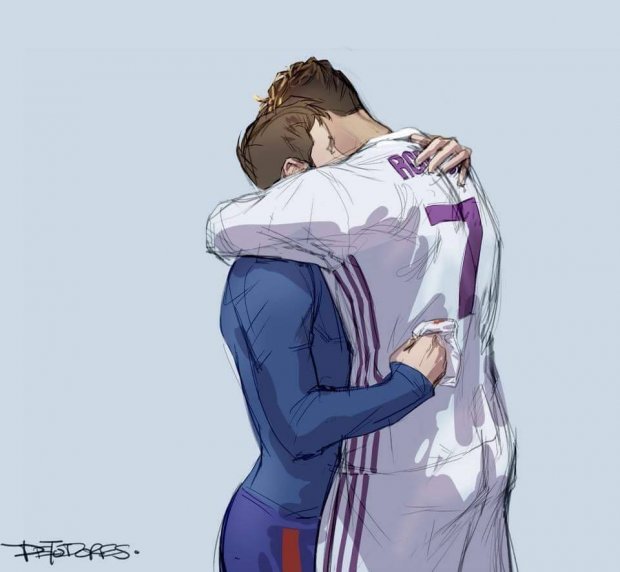 qua nhanh qua nguy hiem hu nu da che anh yeu duong cua messi va cr7 roi day nay