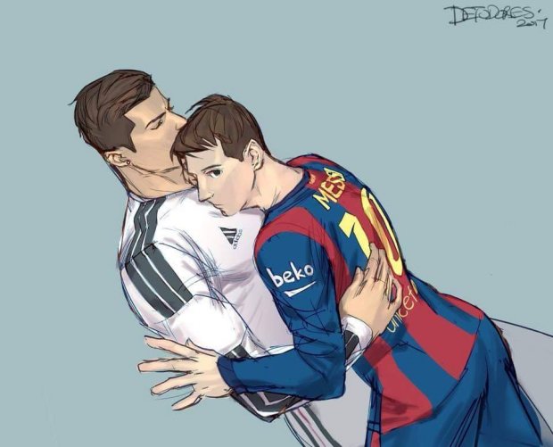 qua nhanh qua nguy hiem hu nu da che anh yeu duong cua messi va cr7 roi day nay