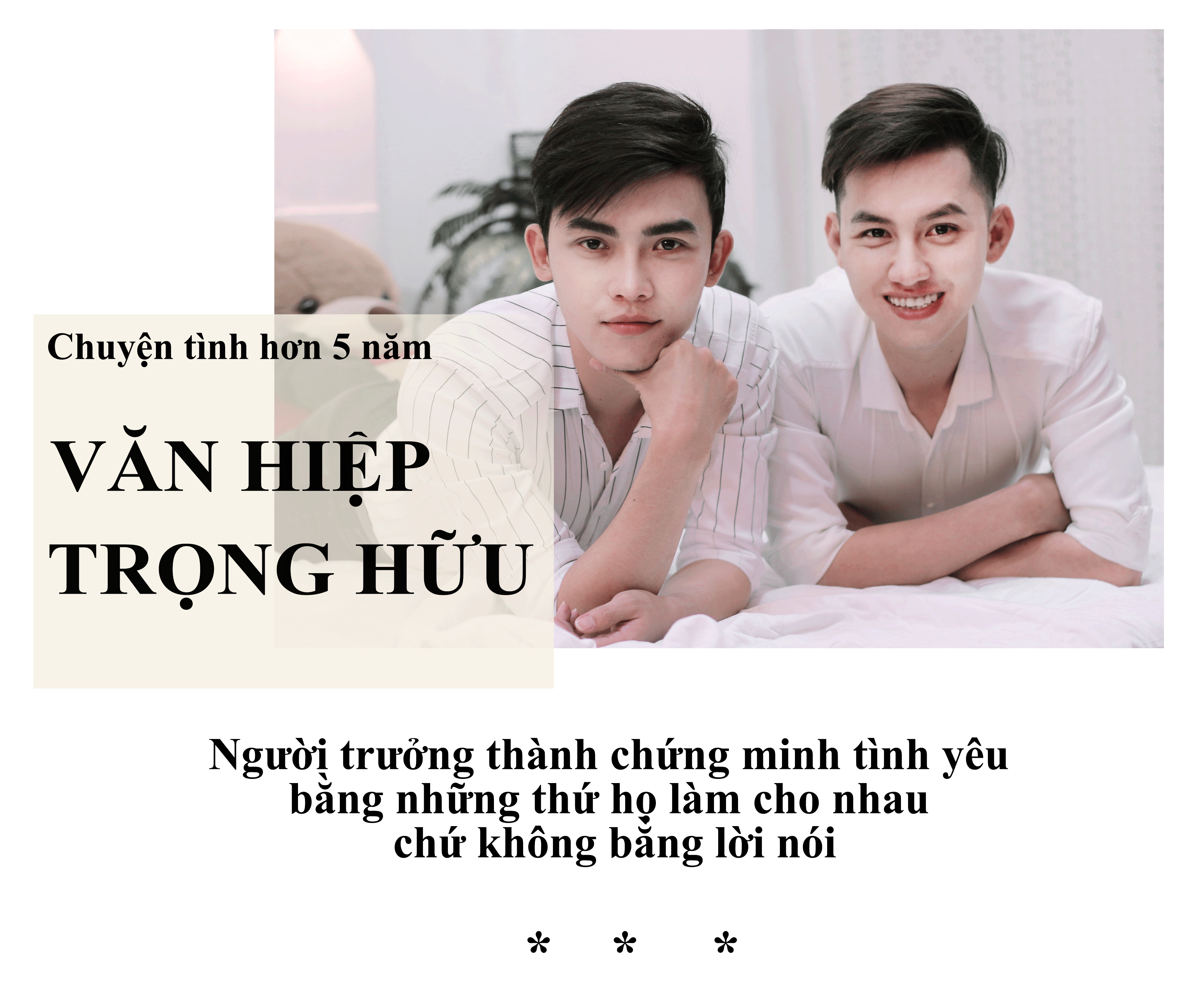 chuyen tinh suot hon 5 nam cua cap trai dep lai yeu nhau khien nhieu nguoi nguong mo