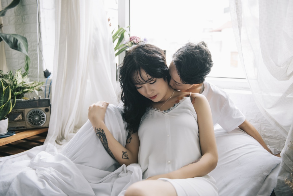 bo anh tinh mat ngot dep nhu giac mo cua cap dong gioi nu 9x